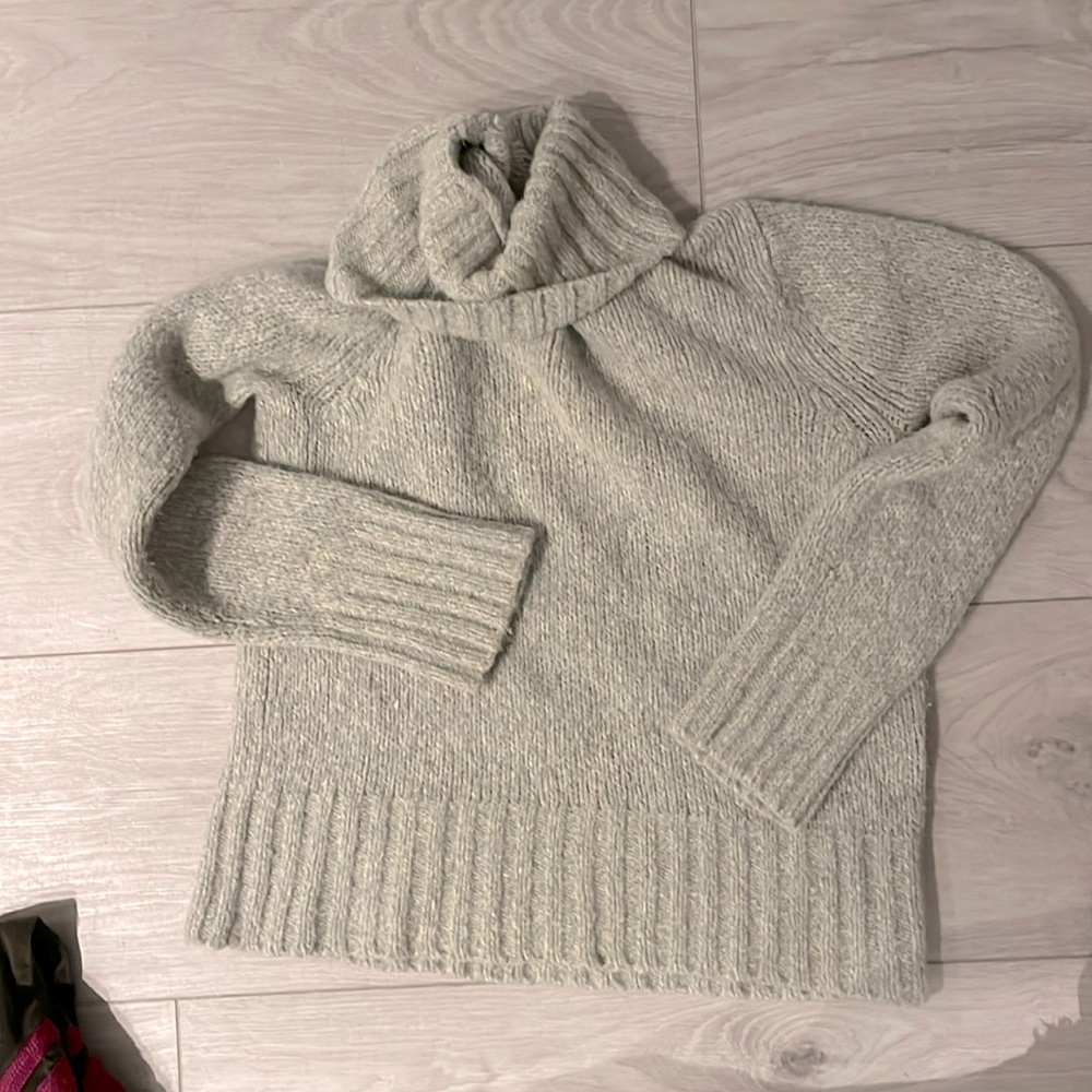 L.L. Bean Wool Sweater (L) 
Great condition. Seafoam blue-ish green!